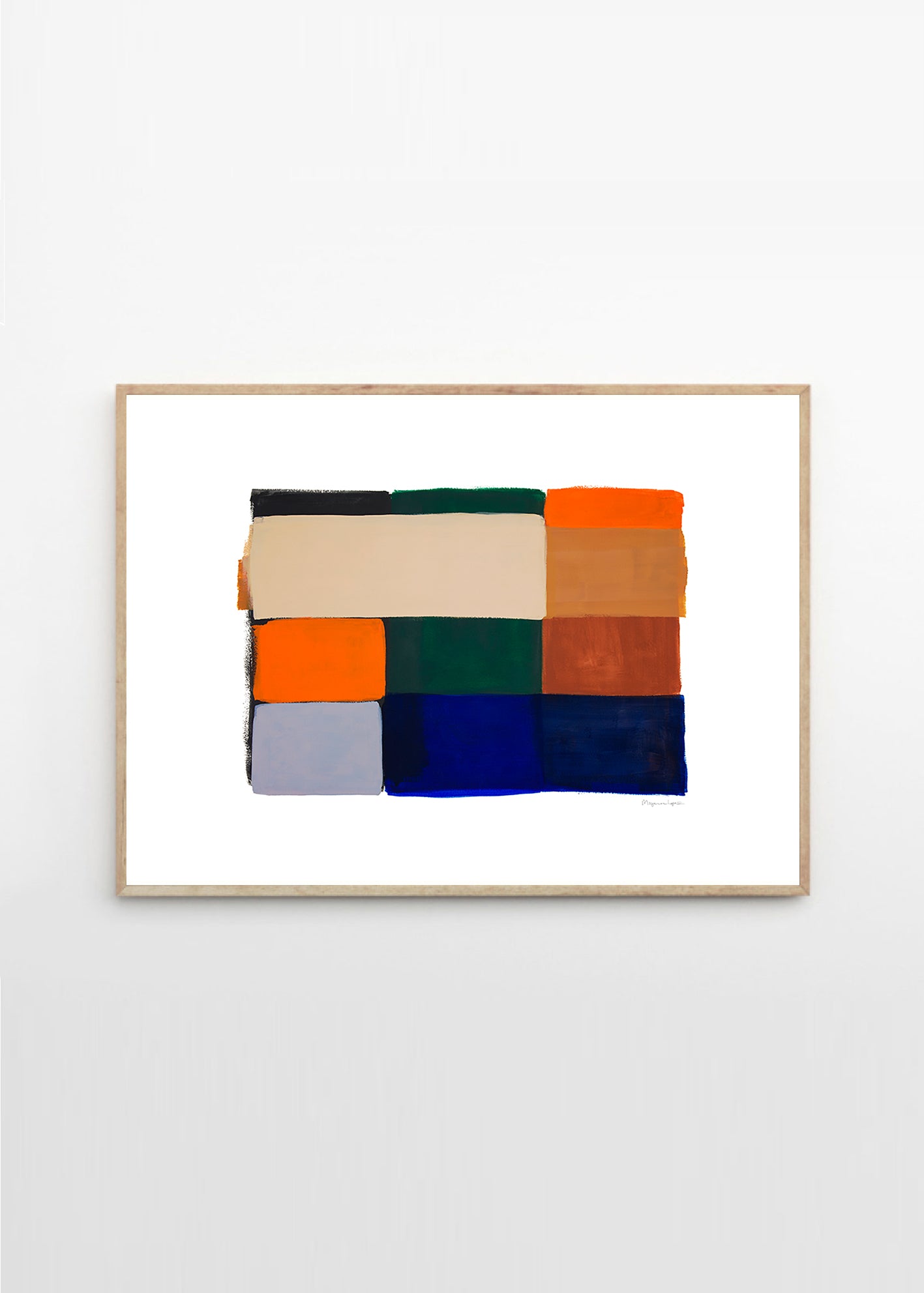 Plagát Colour Squares 01 by Berit Mogensen Lopez