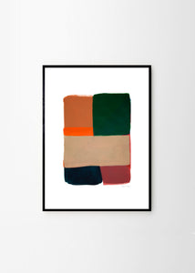 Plagát Colour Squares 02 by Berit Mogensen Lopez