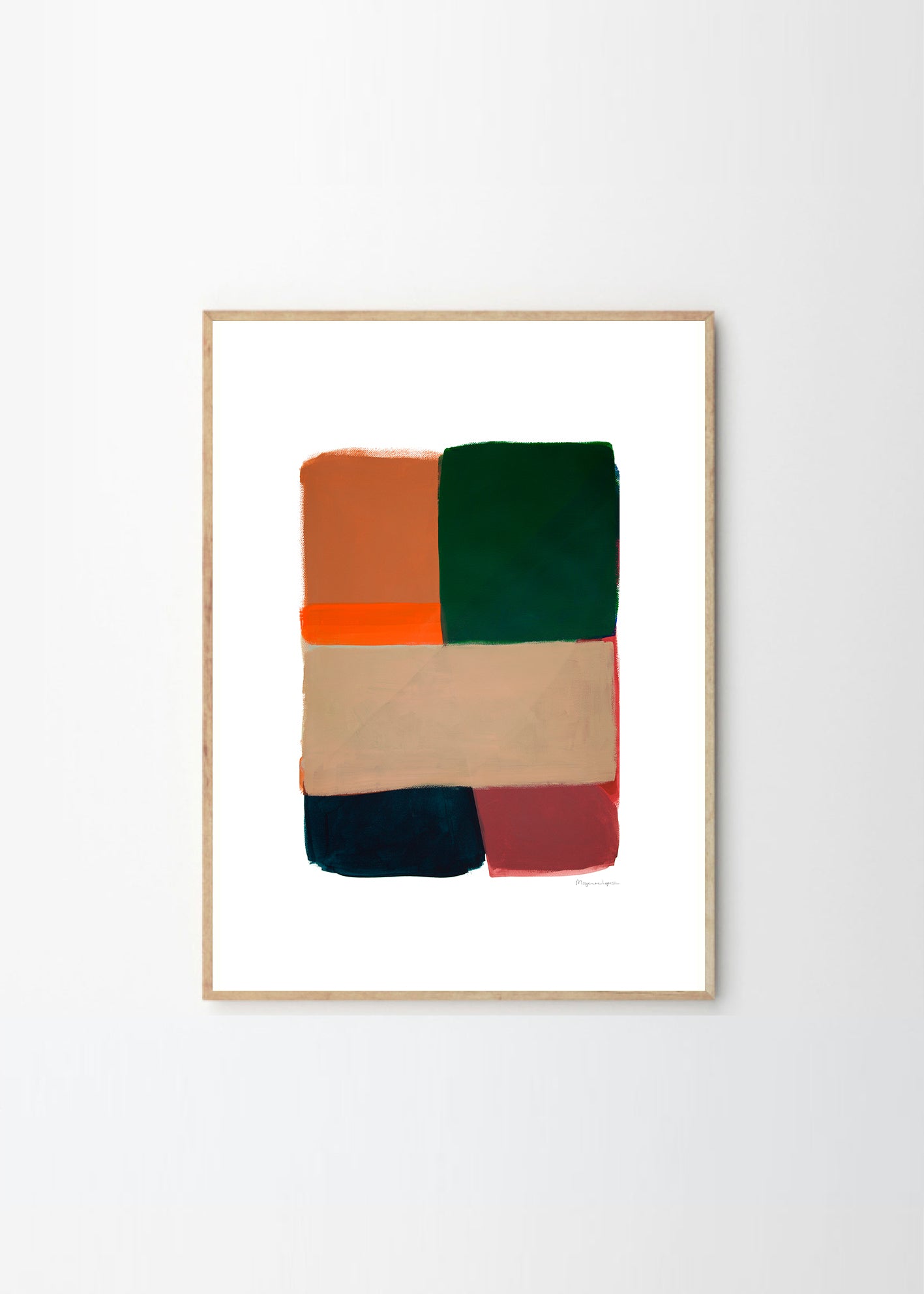 Plagát Colour Squares 02 by Berit Mogensen Lopez