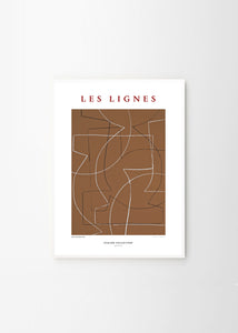 Plagát Les Lignes by Berit Mogensen Lopez