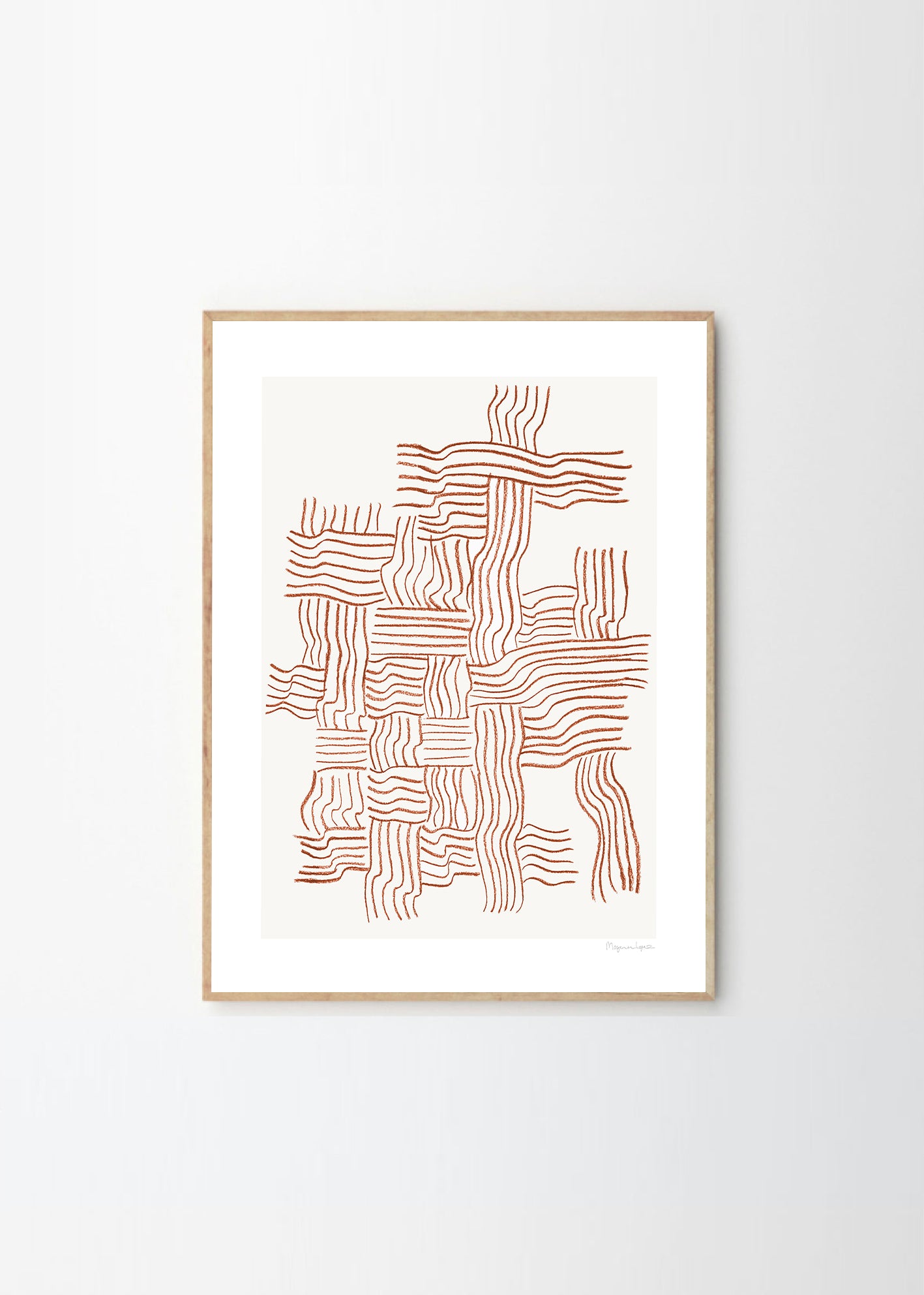 Plagát Woven by Berit Mogensen Lopez