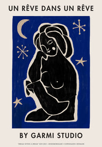 Plagát Dream Within A Dream Blue by By Garmi