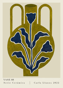 Plagát Vase 08 by Carla Llanos