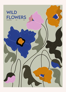 Plagát Wild Flowers by Frankie Penwill