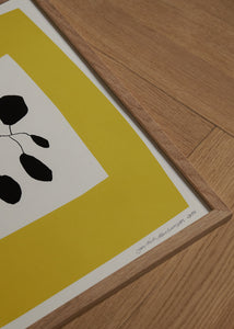 Plagát Yellow Area by Leise Dich Abrahamsen