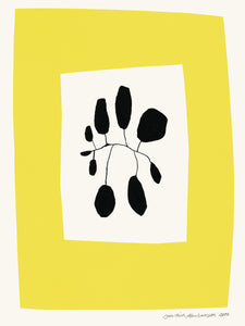 Plagát Yellow Area by Leise Dich Abrahamsen