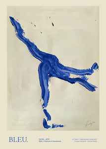 Plagát Bleu by Lucrecia Rey Caro