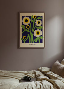 Plagát Yellow Anemones by Madelen Möllard