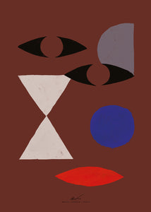 Plagát Abstract Face by Matías Larrain
