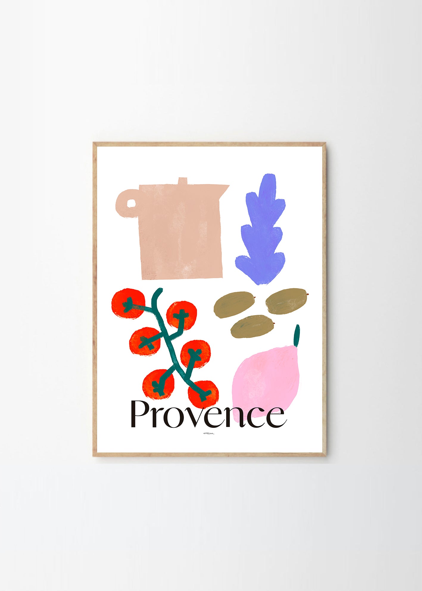 Plagát Provence by Matías Larrain