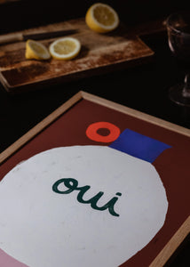 Plagát Vase Oui by Matías Larrain