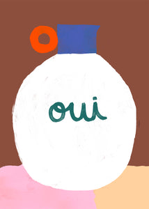 Plagát Vase Oui by Matías Larrain