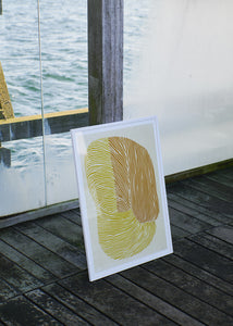 Plagát Yellow Reef by Rebecca Hein