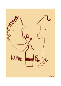 Plagát Wine Club by Ruby Hughes
