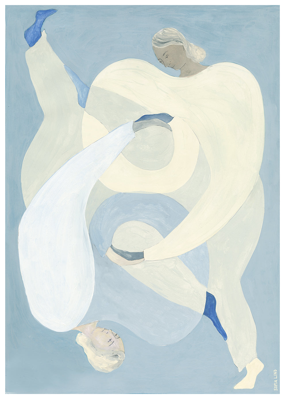 Plagát Hold You Blue by Sofia Lind